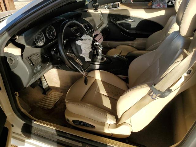 VIN: WBAEB53559C224491 Auction: COPART Lot: 39783363 Location: AL - TANNER WBAEB53559C224491 BMW 6 SERIES 2009 WHITE Photo 7