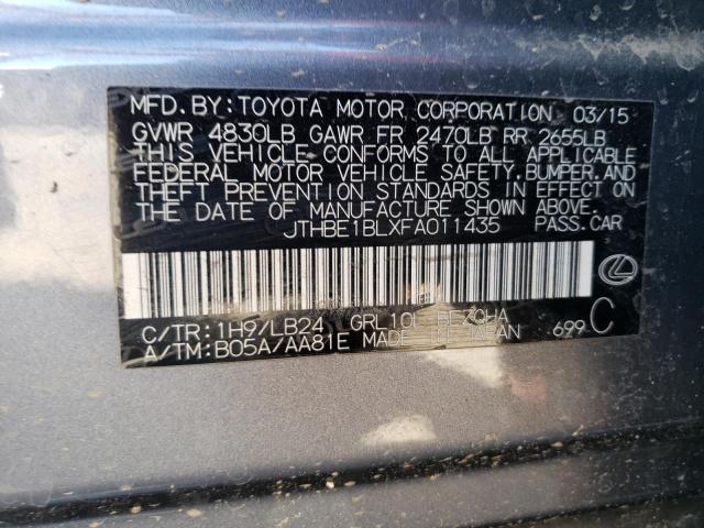 2015 LEXUS GS 350 - JTHBE1BLXFA011435