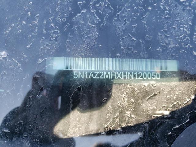 5N1AZ2MHXHN120050 Nissan MURANO S