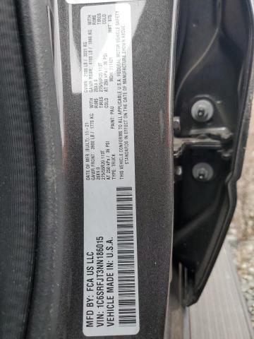 2022 RAM 1500 LARAM 1C6SRFJT3NN186015