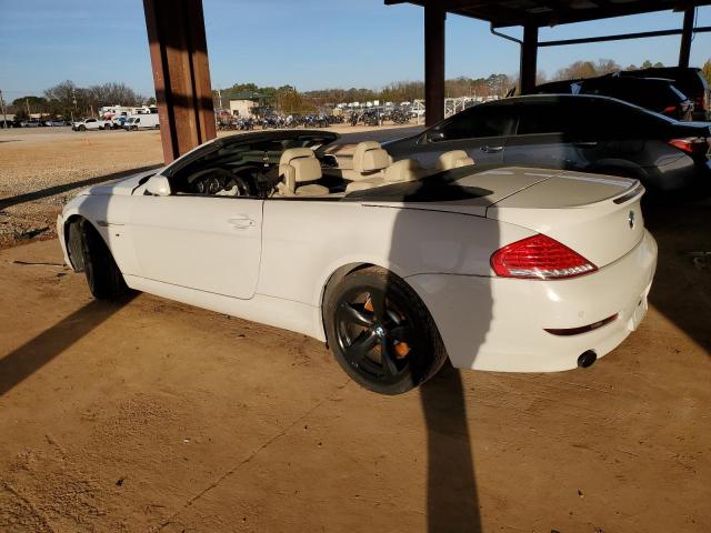 VIN: WBAEB53559C224491 Auction: COPART Lot: 39783363 Location: AL - TANNER WBAEB53559C224491 BMW 6 SERIES 2009 WHITE Photo 2