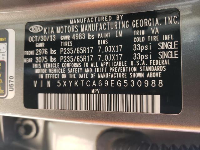 5XYKTCA69EG530988 KIA SORENTO LX