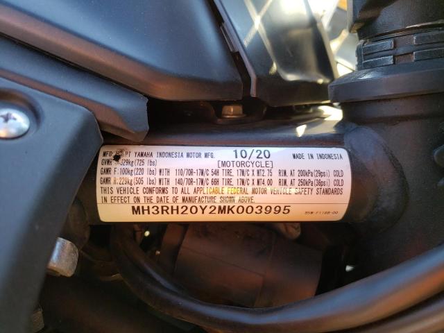 2021 YAMAHA MT-03 MH3RH20Y2MK003995