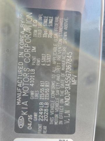 2016 KIA SOUL + - KNDJP3A55G7367845