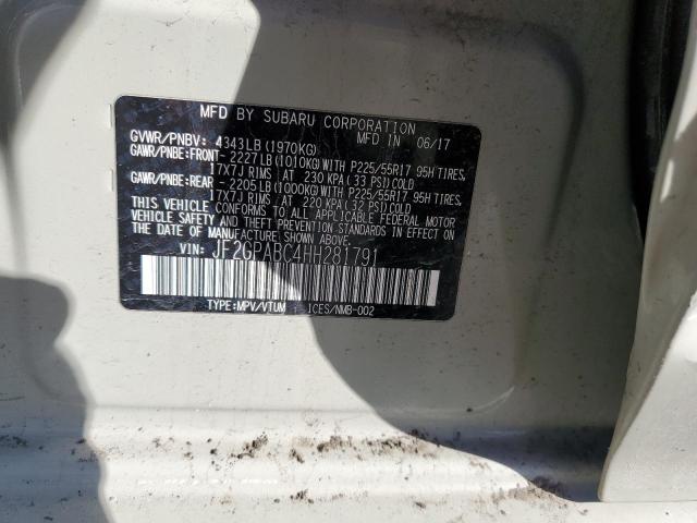 JF2GPABC4HH281791 Subaru Crosstrek Premium