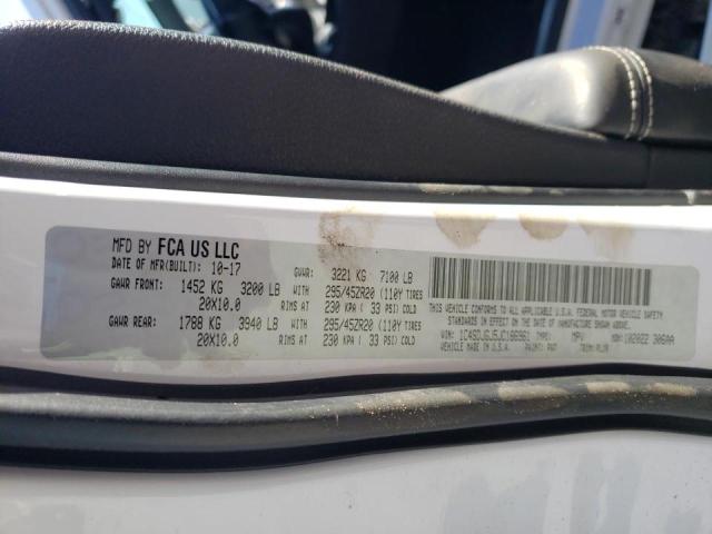 2018 DODGE DURANGO SR 1C4SDJGJ5JC186961