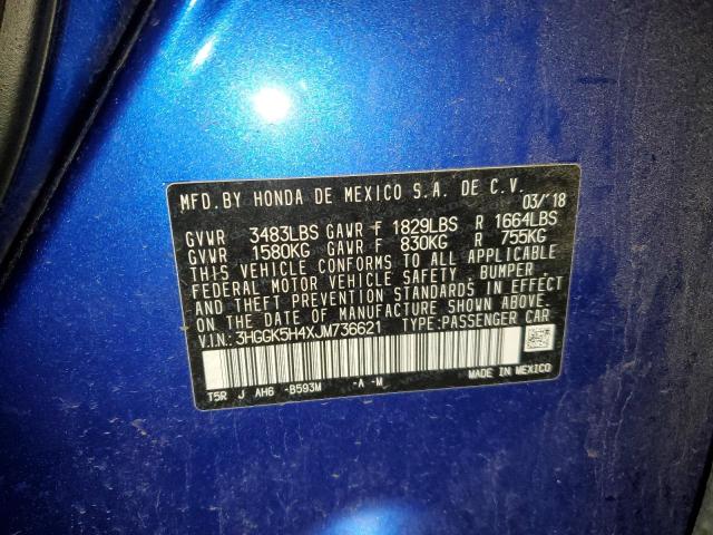 2018 HONDA FIT LX - 3HGGK5H4XJM736621