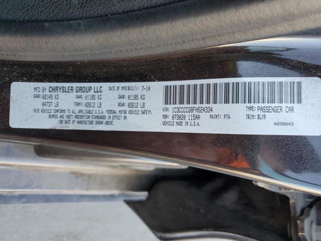 2015 CHRYSLER 200 C - 1C3CCCCG8FN524334