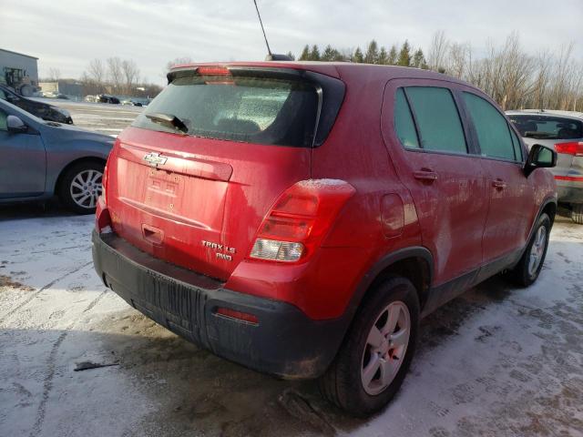 2015 CHEVROLET TRAX 1LS - KL7CJPSBXFB068429