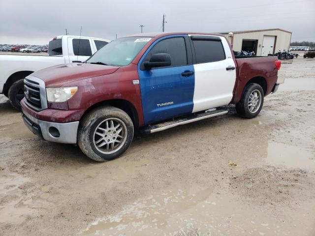 Salvage cars for sale from Copart Temple, TX: 2010 Toyota Tundra CRE
