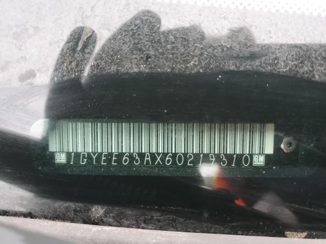 1GYEE63AX60219310 Cadillac SRX