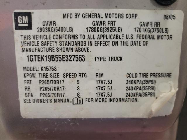 1GTEK19B55E327563 GMC New Sierra K1500