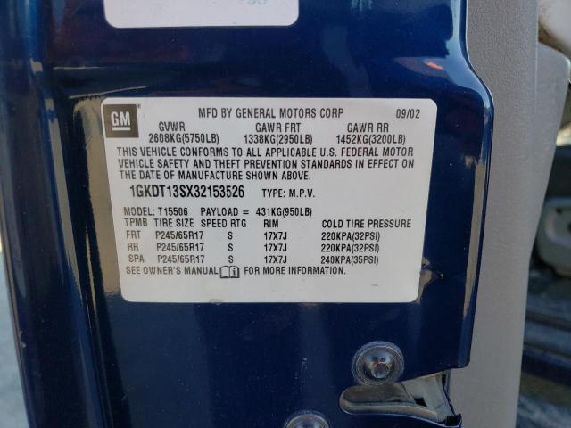 1GKDT13SX32153526 GMC Envoy