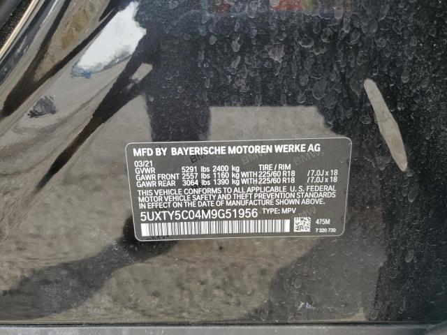 5UXTY5C04M9G51956 BMW X3 Xdrive30i