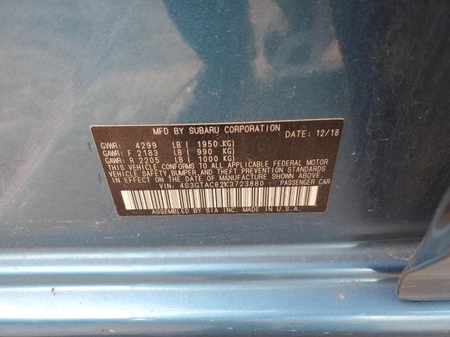 4S3GTAC62K3723880 Subaru Impreza Premium