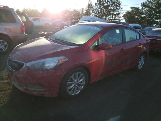 Salvage cars for sale from Copart Denver, CO: 2015 KIA Forte LX