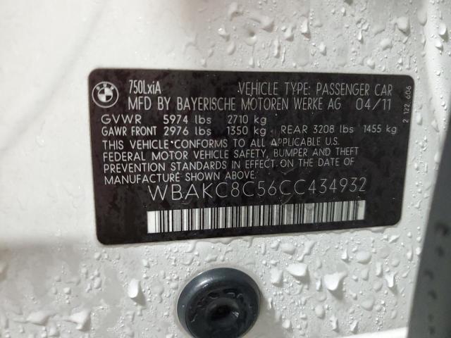 WBAKC8C56CC434932 BMW 750 LXI