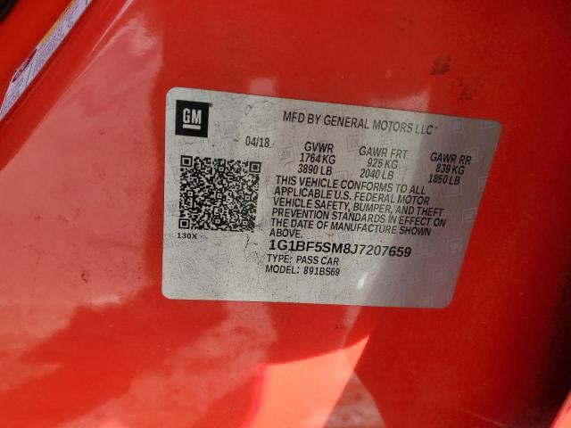 2018 CHEVROLET CRUZE PREM - 1G1BF5SM8J7207659