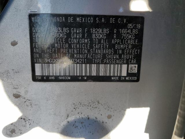 2019 HONDA FIT LX - 3HGGK5H41KM734211