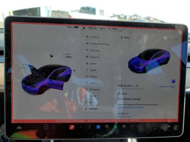 5YJ3E1EA7LF807465 Tesla MODEL 3