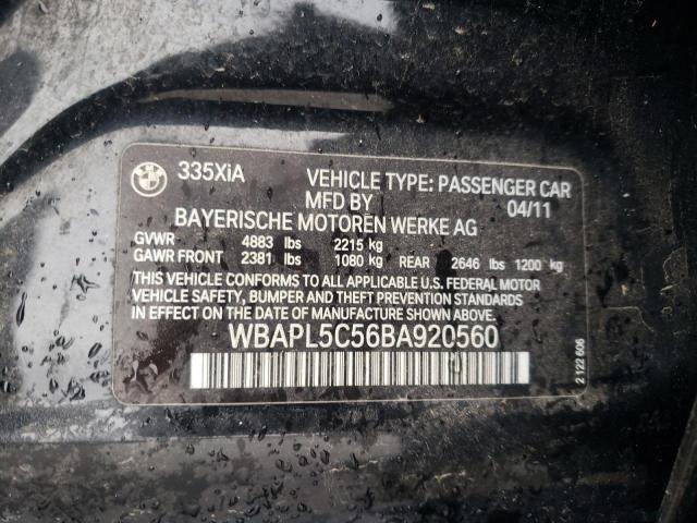 WBAPL5C56BA920560 BMW 335 XI