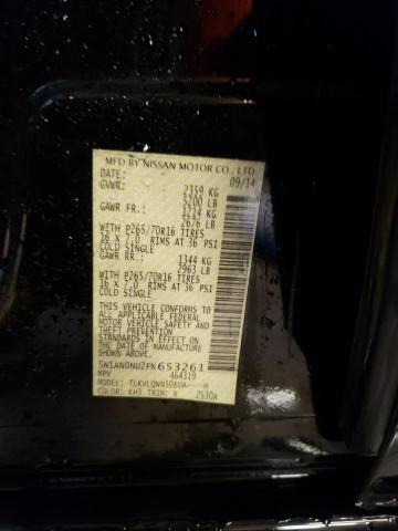 2015 NISSAN XTERRA X - 5N1AN0NU2FN653261