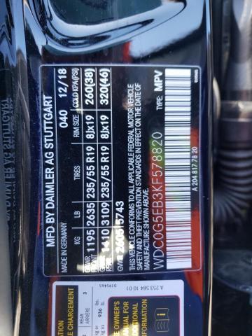 WDC0G5EB3KF578820 Mercedes-Benz Glc 350e