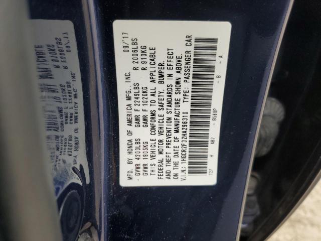 2017 HONDA ACCORD LX - 1HGCR2F32HA296310