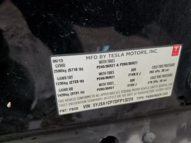 5YJSA1CP7DFP13229 Tesla MODEL S