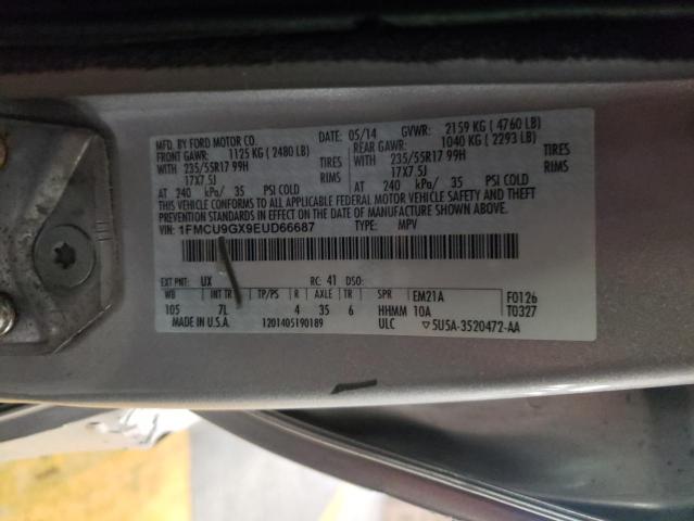 1FMCU9GX9EUD66687 2014 Ford Escape Se