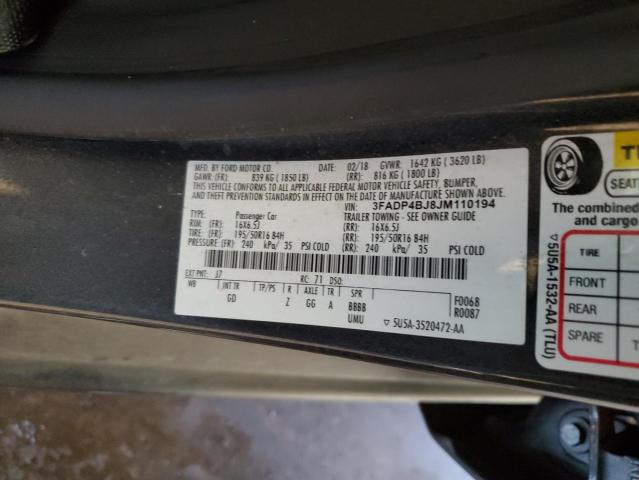 2018 FORD FIESTA SE - 3FADP4BJ8JM110194