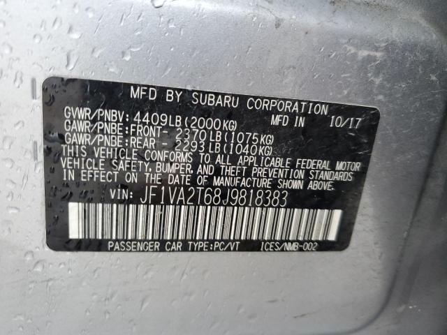 JF1VA2T68J9818383 Subaru Wrx Sti Limited