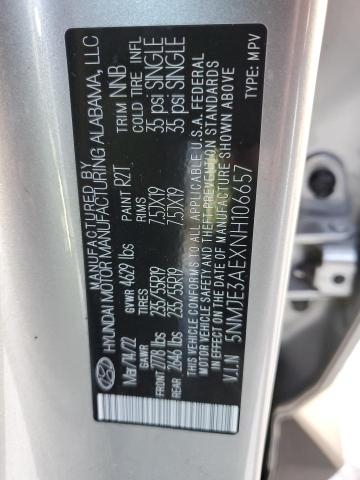 2022 HYUNDAI TUCSON LIM - 5NMJE3AEXNH106657