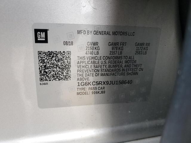 2018 CADILLAC CT6 LUXURY - 1G6KC5RX9JU158640