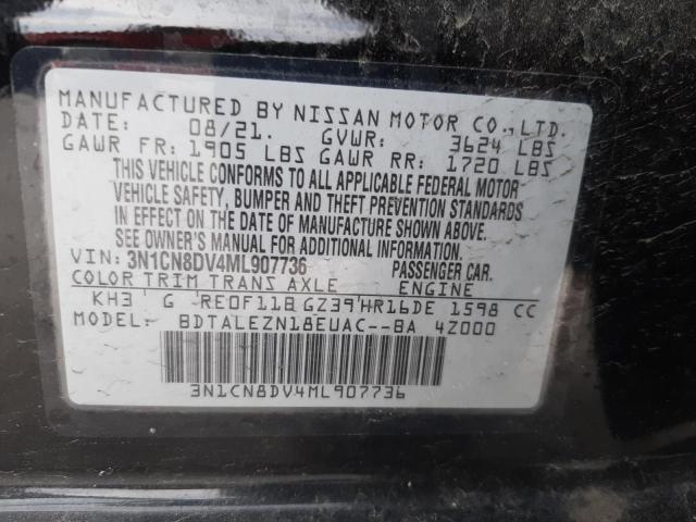 2021 NISSAN VERSA S 3N1CN8DV4ML907736