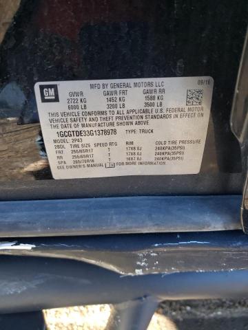 2016 CHEVROLET COLORADO Z - 1GCGTDE33G1378978