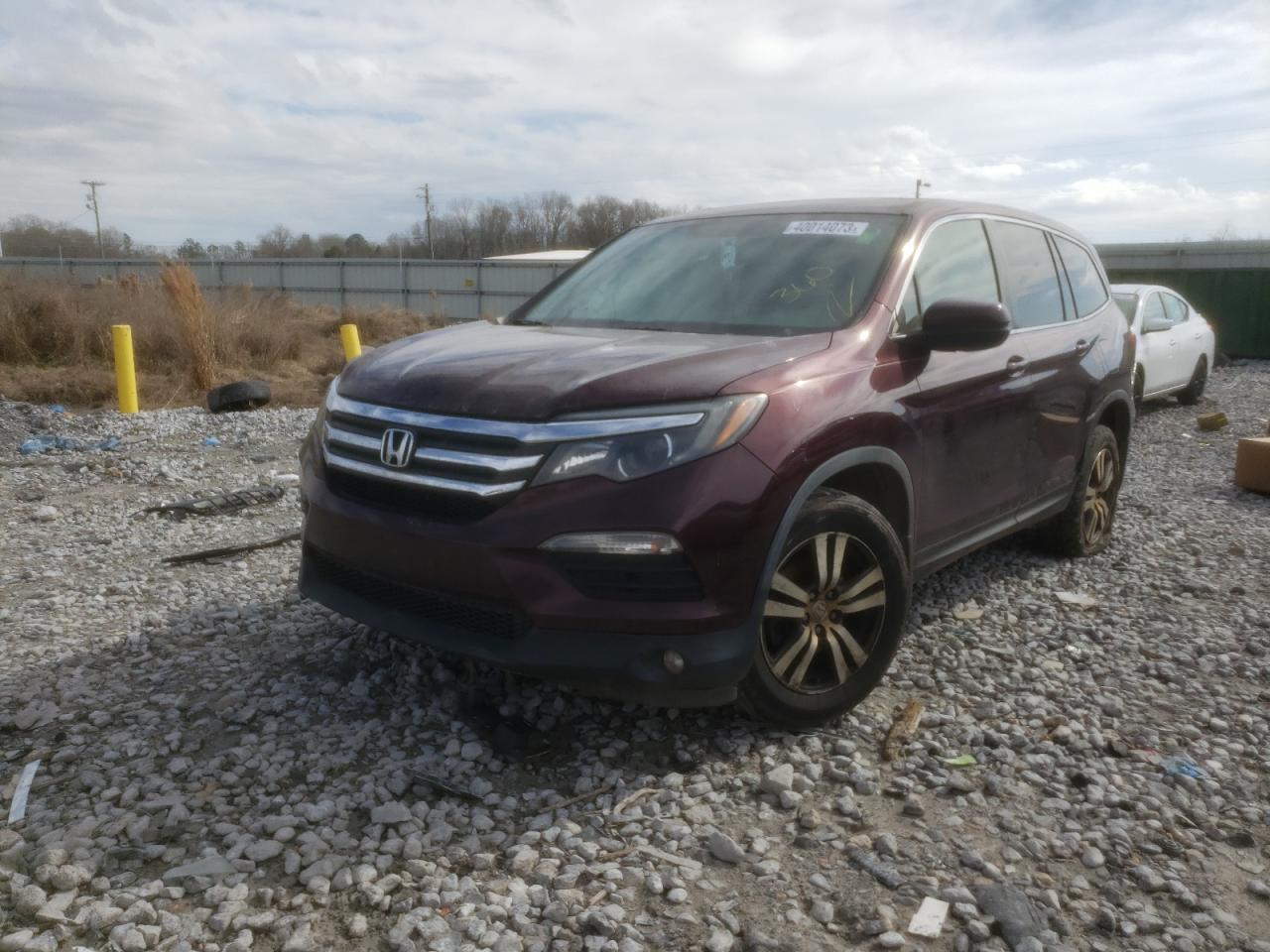 5FNYF6H57HB078325 HONDA PILOT EXL 2017