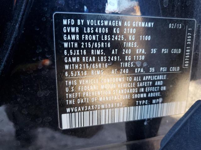 VIN 3FA6P0G77ER263883 2014 Ford Fusion, S no.13