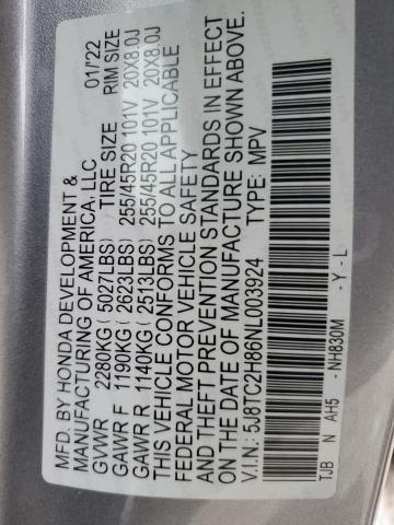2022 ACURA RDX A-SPEC - 5J8TC2H86NL003924