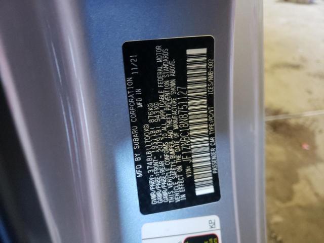 2022 TOYOTA GR 86 JF1ZNBC18N8751127