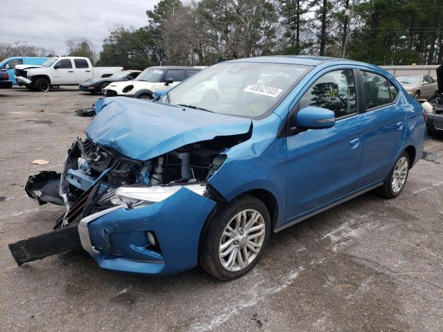 Mitsubishi salvage cars for sale: 2021 Mitsubishi Mirage G4 SE