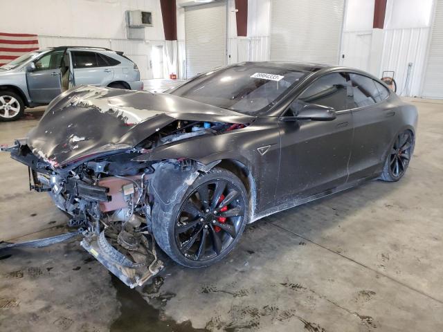 Salvage cars for sale from Copart Avon, MN: 2016 Tesla Model S