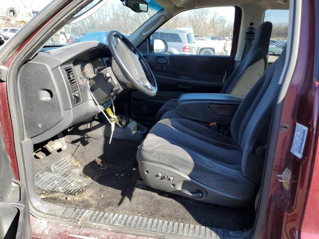 2001 DODGE DAKOTA VIN: 1B7GG22N01S173618