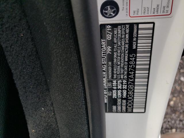 2019 MERCEDES-BENZ S 560 4MAT - WDDUG8GB7KA475845