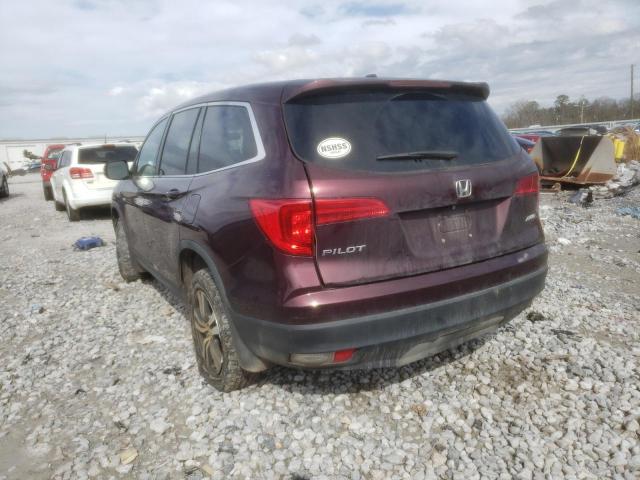 2017 HONDA PILOT EXL 5FNYF6H57HB078325