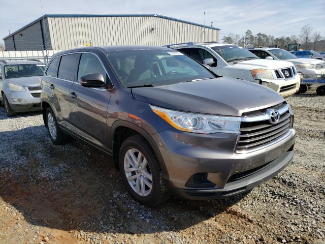 VIN 5TDZARFH3ES004974 2014 Toyota Highlander, LE no.4