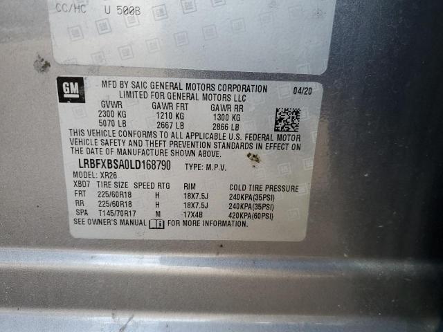 2020 BUICK ENVISION P - LRBFXBSA0LD168790