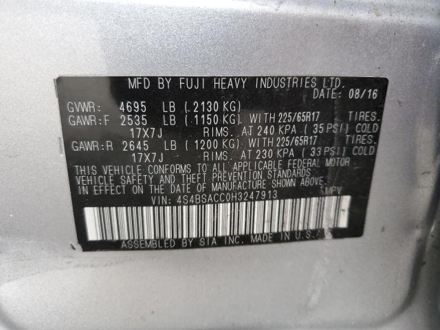 4S4BSACC0H3247913 Subaru Outback 2.5i Premium