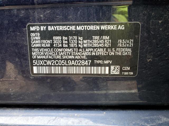 VIN 5UXCW2C05L9A02847 2020 BMW X7, Xdrive40I no.13