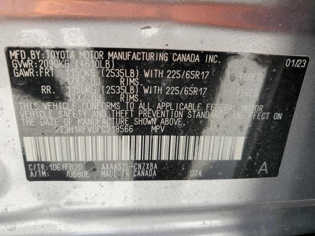 2023 TOYOTA RAV4 LE 2T3H1RFV0PC218566